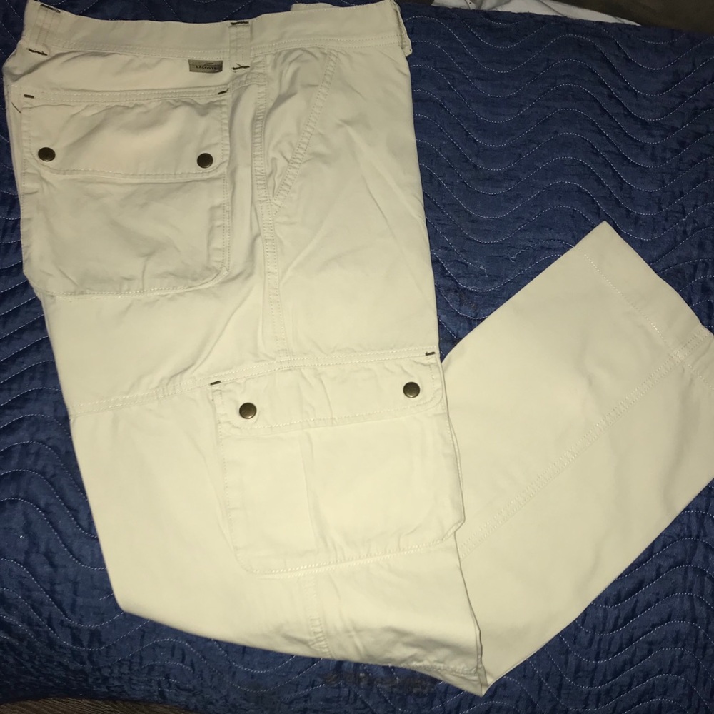 Lacoste kaki cargo pants
